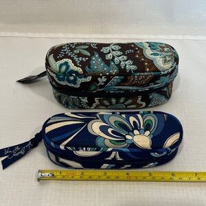 Vera Bradley Zippered Eyeglass Cases Mediterranean & Java Blue